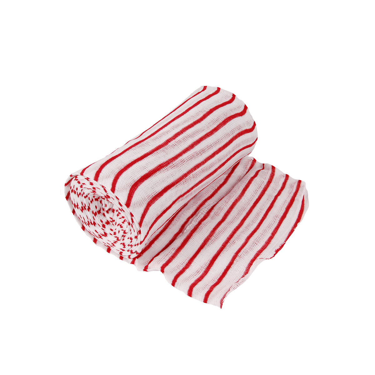 Bleached Stockinette Roll Red