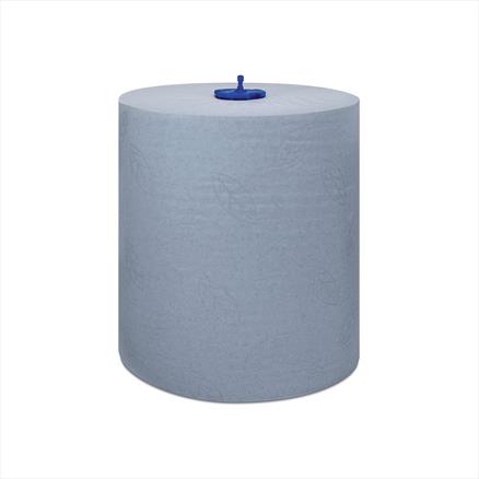 blue hand towel roll