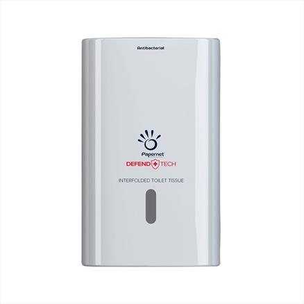 Interfold Toilet Tissue Antibacterial Dispenser