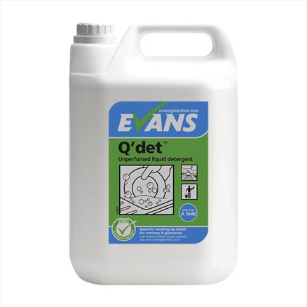 Q'det™ Unperfumed Liquid Detergent 2x5l