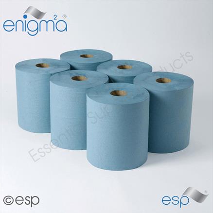 1 Ply Blue Roll Towel