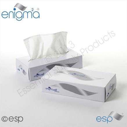 2 Ply White Facial Tissue