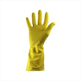 Latex Rubber Household Gloves Yellow