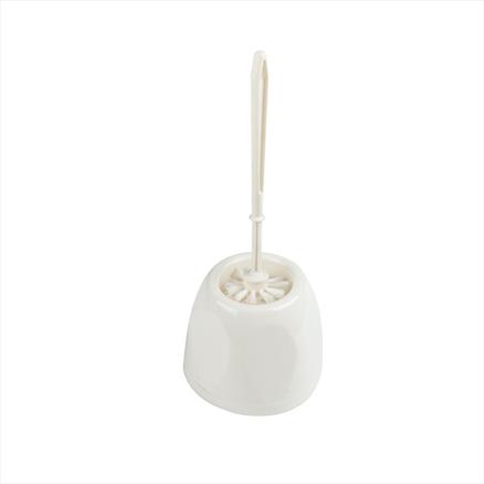 Stiff Toilet Brush with Bowl