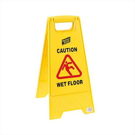 Caution Wet Floor/Clean In Progress Standard Sign
